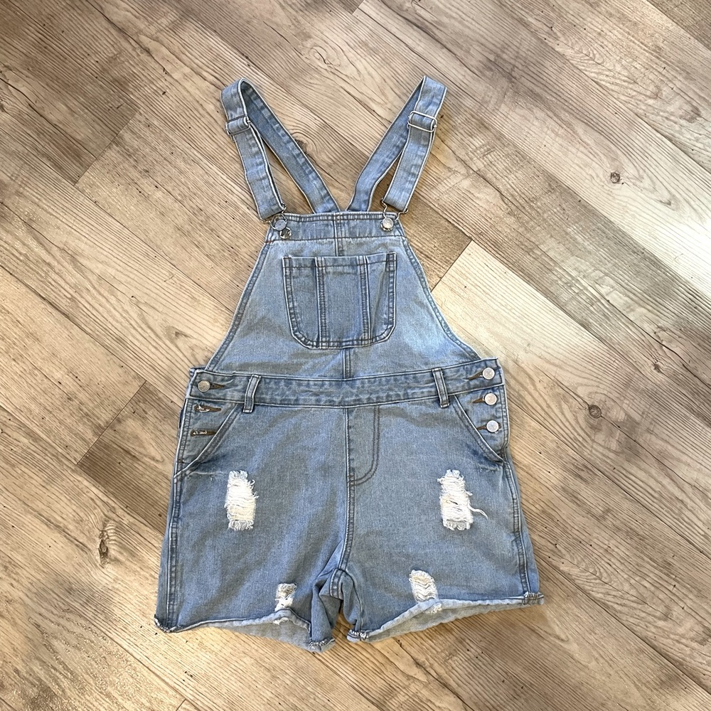 Overall Jean Shorts.